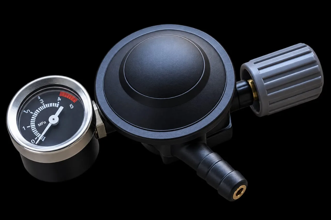 Regulator Gas LPG Inchristo warna hitam